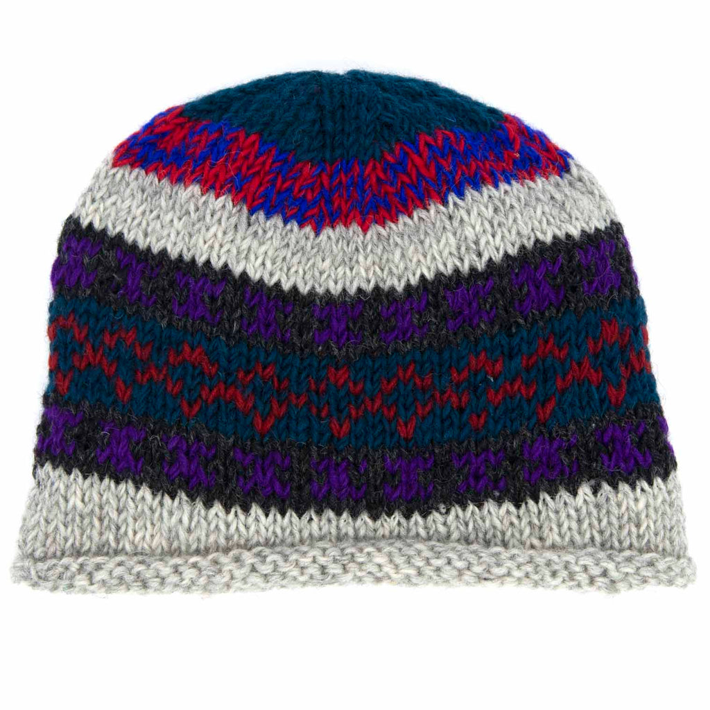 Mixed Rolled Beanie Hats-Siesta Crafts