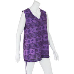Sleeveless Om Top-Siesta Crafts
