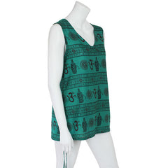 Sleeveless Om Top-Siesta Crafts