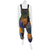 Stonewashed Patch Print Dungarees-Siesta Crafts