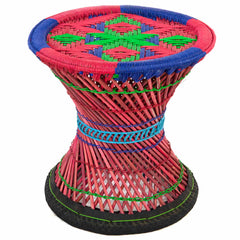 Large Mudha Bamboo Stool-Siesta Crafts