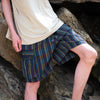 Nepalese Stripe Board Shorts-Siesta Crafts