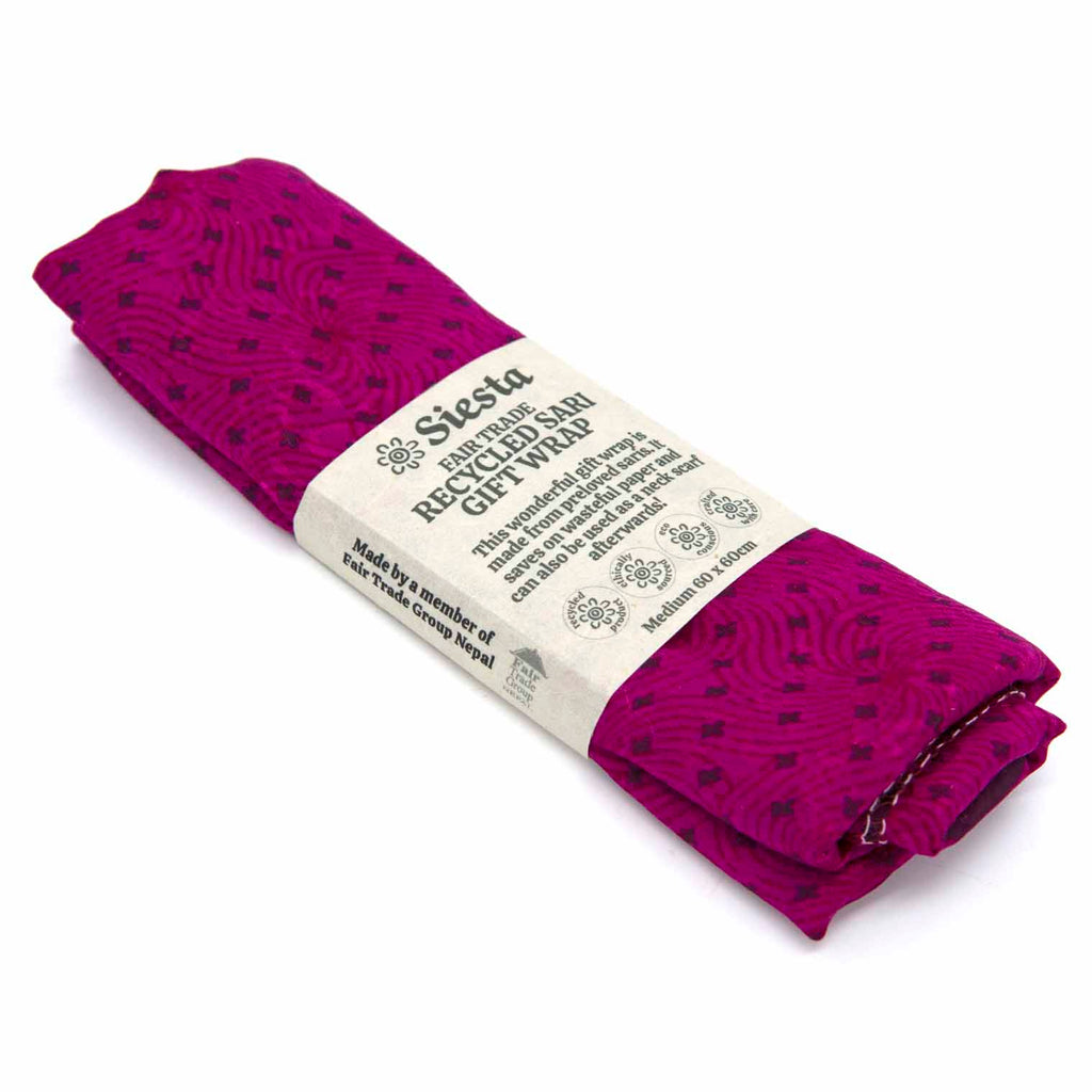 Nepalese Recycled Sari Gift Wrap-Siesta Crafts