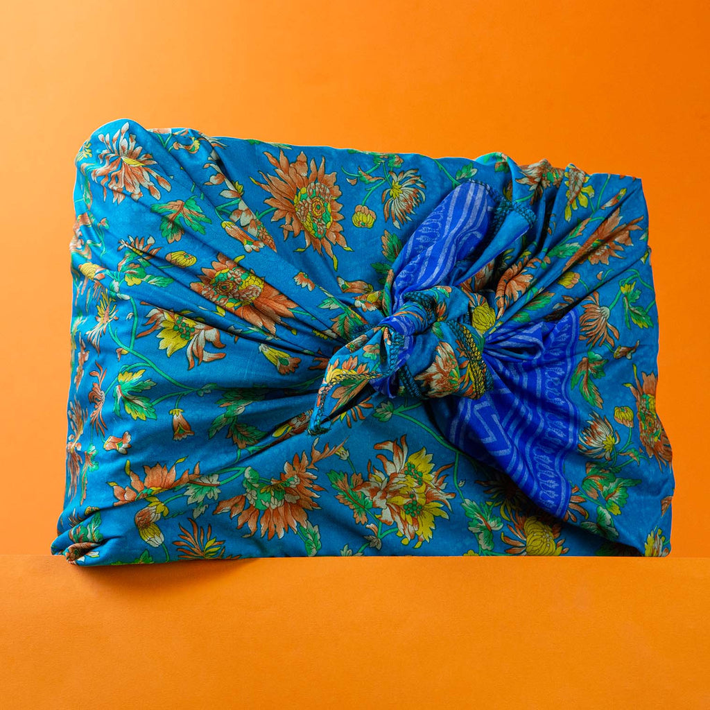 Nepalese Recycled Sari Gift Wrap - Large-Siesta Crafts