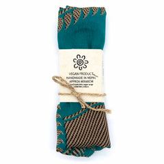 Nepalese Recycled Sari Gift Wrap - Medium-Siesta Crafts