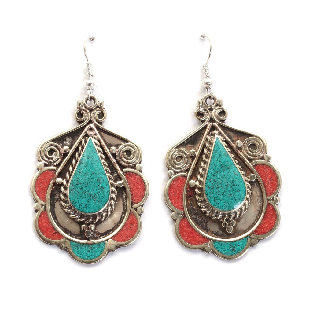 Soneeya Metal Earrings-Siesta Crafts