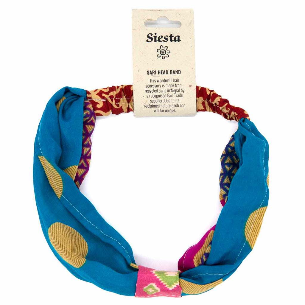Recycled Sari Knot Headband-Siesta Crafts