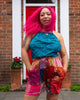 Recycled Sari Patch Shorts-Siesta Crafts