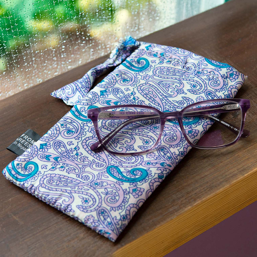 Recycled Sari Specs Case-Siesta Crafts