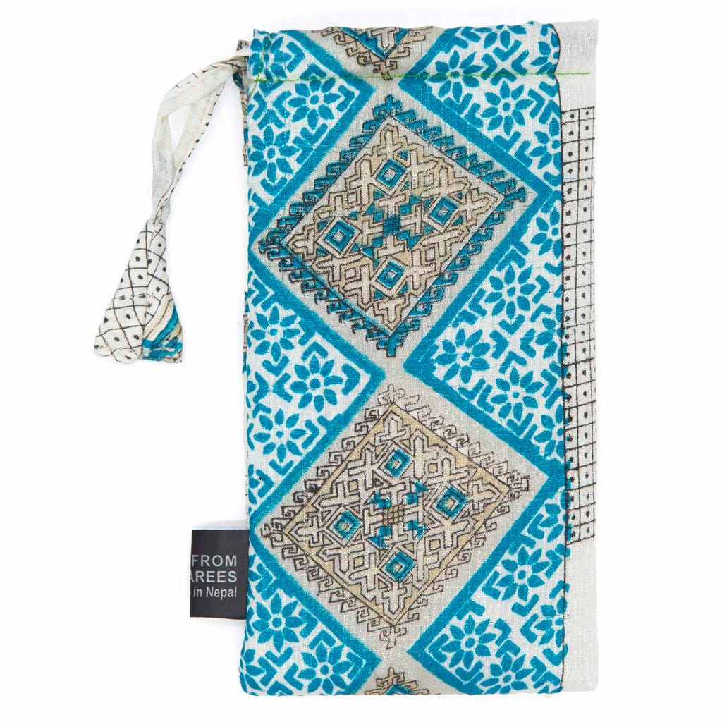 Recycled Sari Specs Case-Siesta Crafts