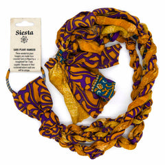 Recycled Sari Plant Hanger Small-Siesta Crafts