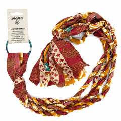 Recycled Sari Plant Hanger Small-Siesta Crafts