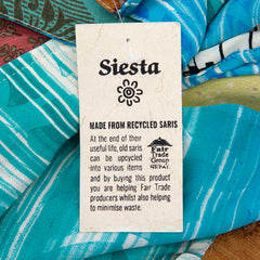 Recycled Sari Patch Scarf-Siesta Crafts