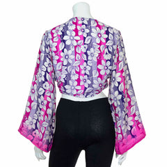 Recycled Sari Wrap Top-Siesta Crafts