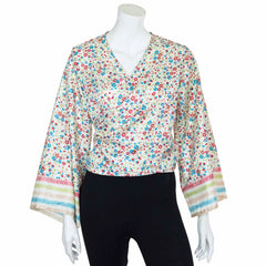 Recycled Sari Wrap Top-Siesta Crafts