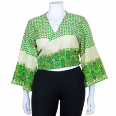 Recycled Sari Wrap Top-Siesta Crafts