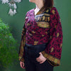 Recycled Sari Wrap Top-Siesta Crafts