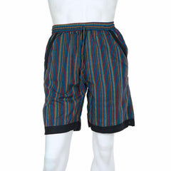 Stripe and Trim Shorts-Siesta Crafts