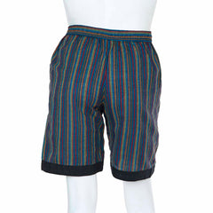 Stripe and Trim Shorts-Siesta Crafts