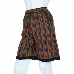 Stripe and Trim Shorts-Siesta Crafts