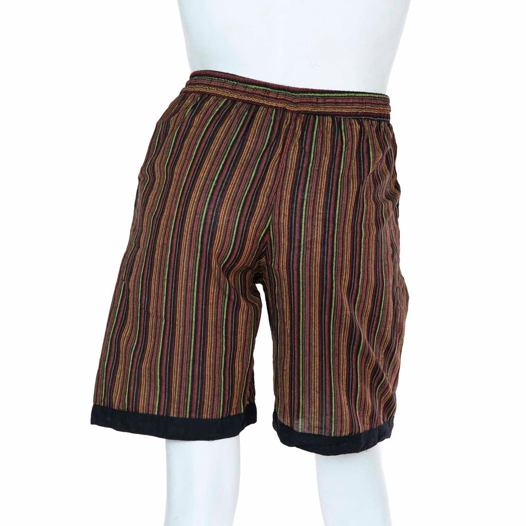 Stripe and Trim Shorts-Siesta Crafts