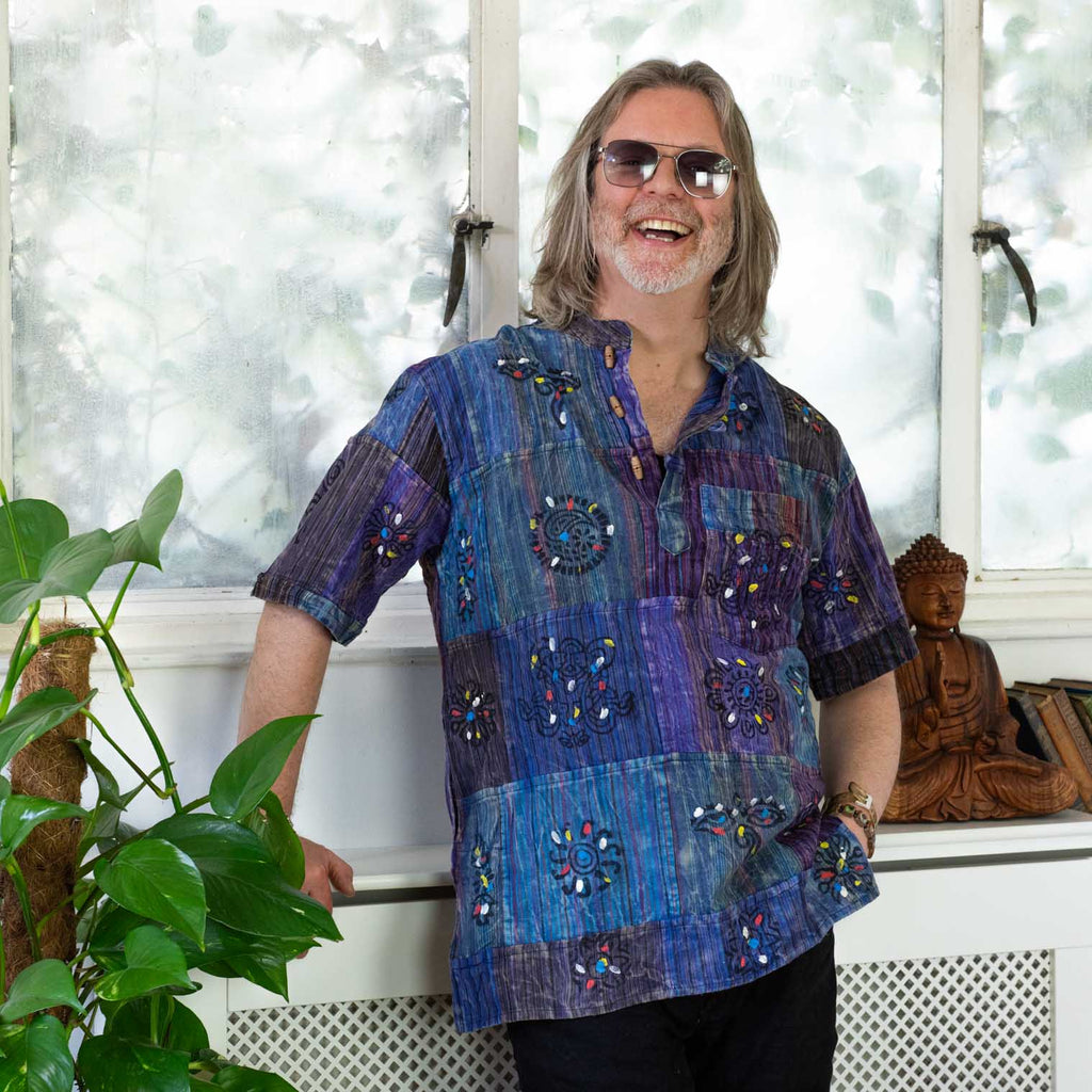Purple Haze Short Sleeve Shirt-Siesta Crafts