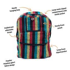 Gheri Wayfarer Backpack-Siesta Crafts