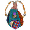 Recycled Sari Patch Backpack-Siesta Crafts