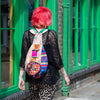 Recycled Sari Patch Backpack-Siesta Crafts
