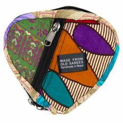 Recycled Sari Patch Backpack-Siesta Crafts