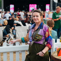 Recycled Sari Patch Shirt