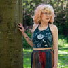 Cosmic Halter Neck Top-Siesta Crafts