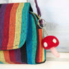 Mushroom Felt Keyring-Siesta Crafts