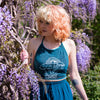 Mushroom Design Halter Neck Top-Siesta Crafts