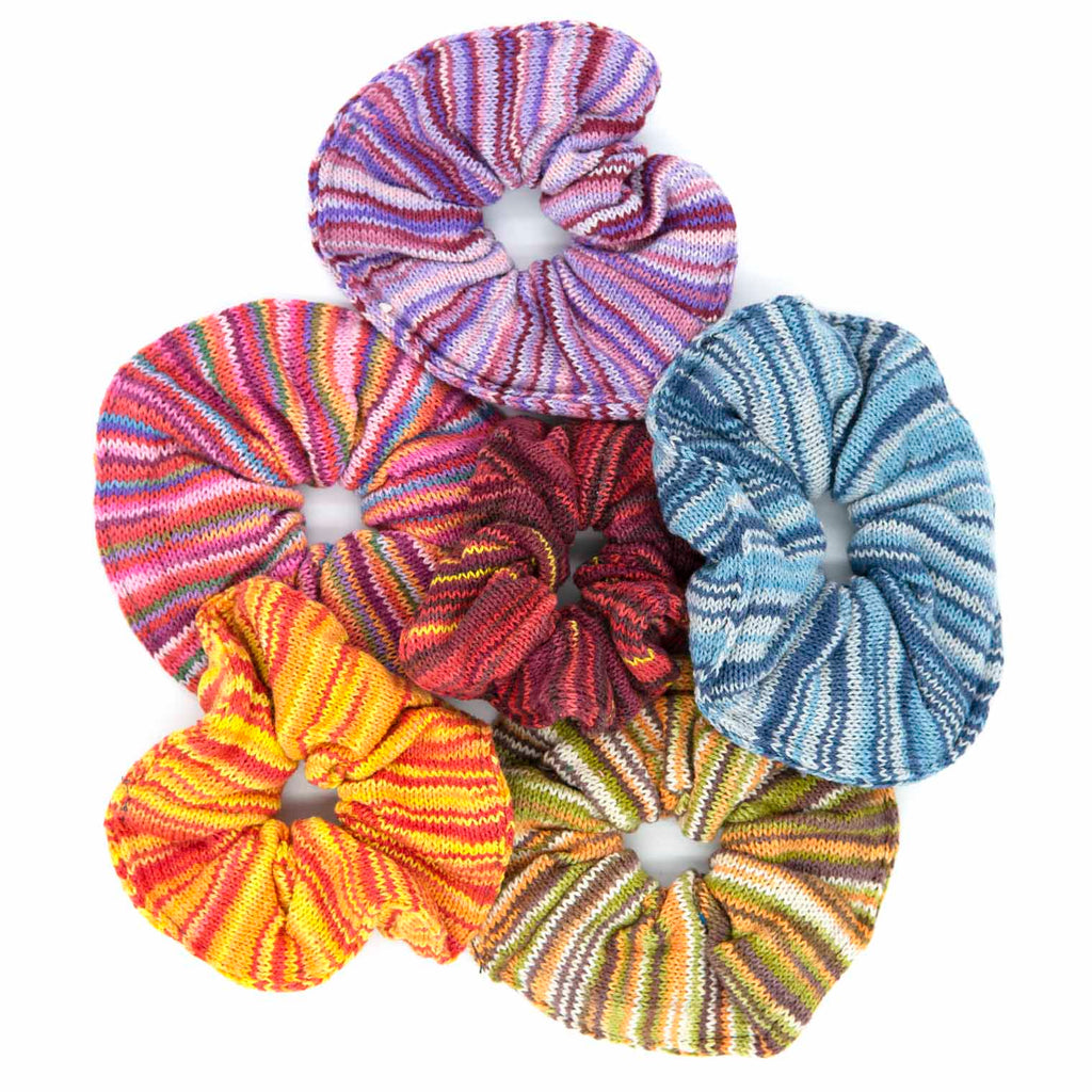 Knitted Cotton Scrunchie-Siesta Crafts