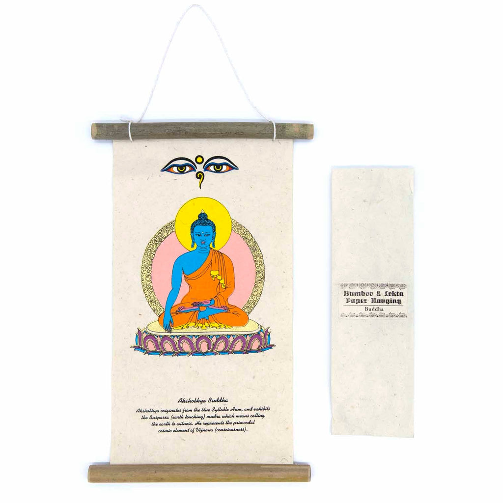 Lokta Deity Scroll - Buddha-Siesta Crafts