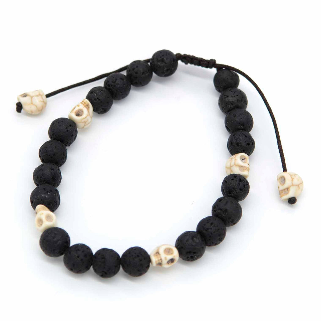 Skull and Lava Bracelet-Siesta Crafts