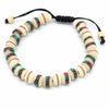 Bone Bead Bracelet - White-Siesta Crafts