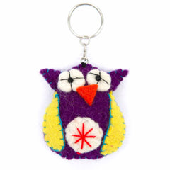 Owl Felt Keyring-Siesta Crafts