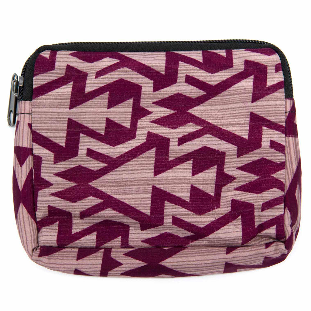 Recycled Sari Double Zip Purse-Siesta Crafts