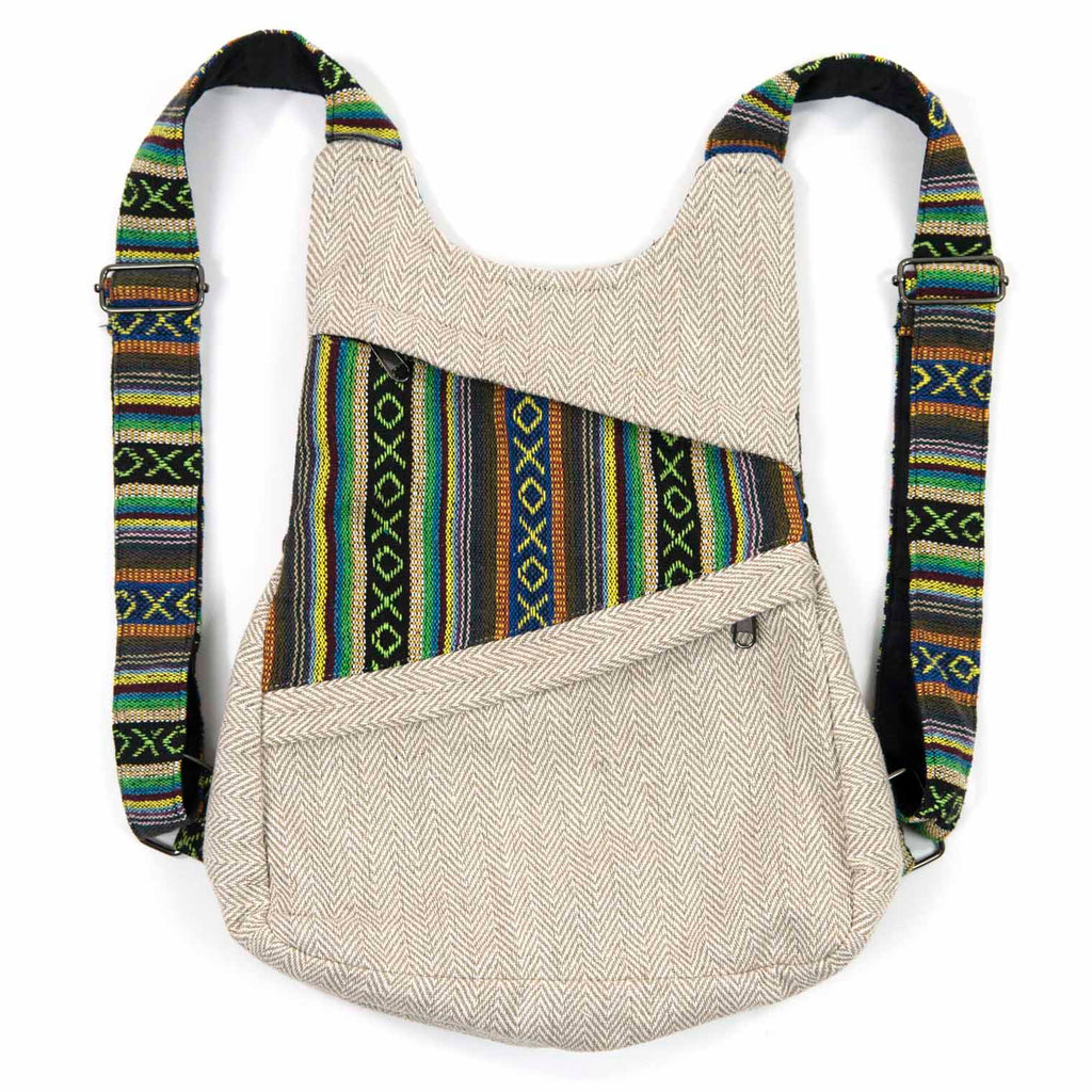 Double Diagonal Adventure Backpack-Siesta Crafts