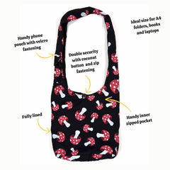 Shroom Shoulder Bag-Siesta Crafts