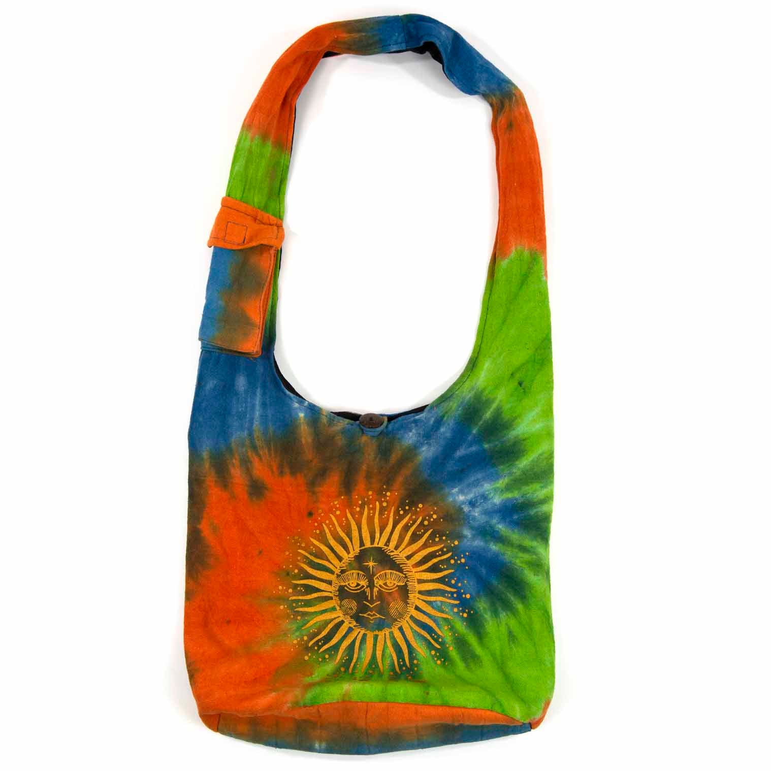 Tie Dye Sun Shoulder Bag – Siesta Crafts - Main Image