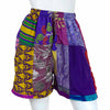Recycled Sari Patch Shorts-Siesta Crafts