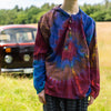 Tie Dye Button Hoodie-Siesta Crafts