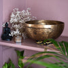 Ornate Etched Seven Chakra Singing Bowl No.2-Siesta Crafts