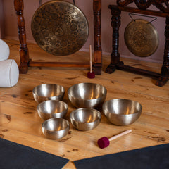 Top Quality Seven-Metal Bowl Therapy Set of Six-Siesta Crafts