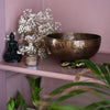 Medicine Buddha Etched Singing Bowl No.24-Siesta Crafts