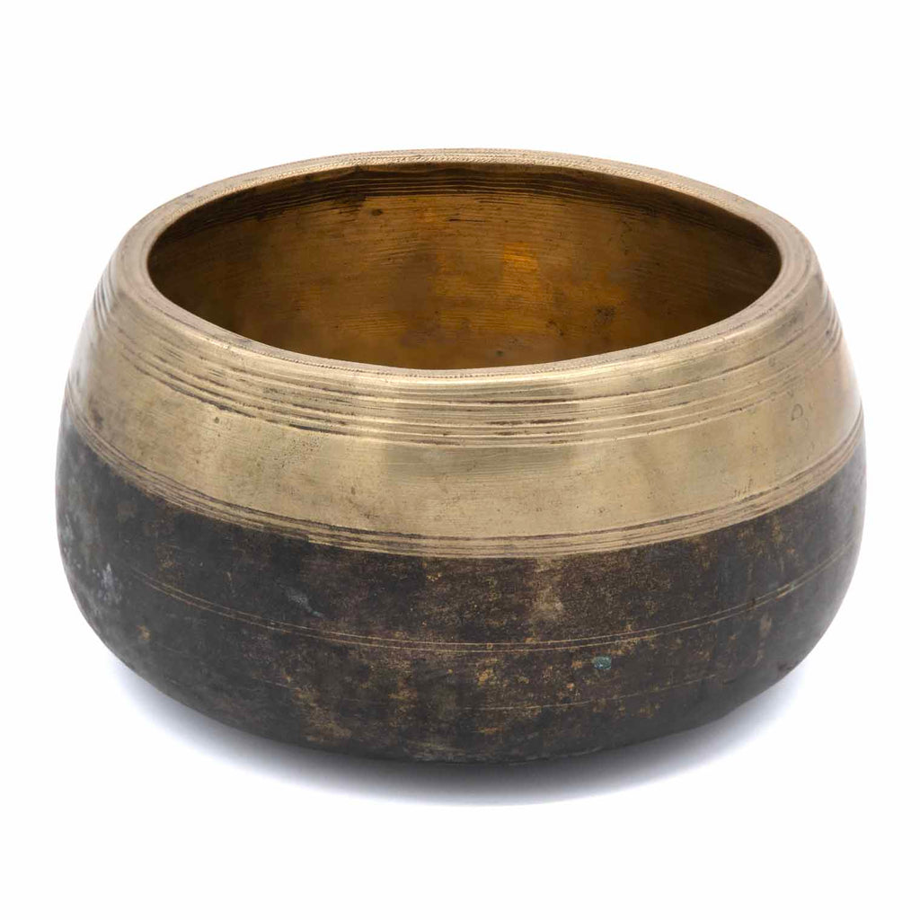 Antique Mani Singing Bowl No.39-Siesta Crafts