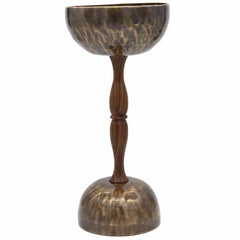 Double Chalice Singing Bowl No.047-Siesta Crafts